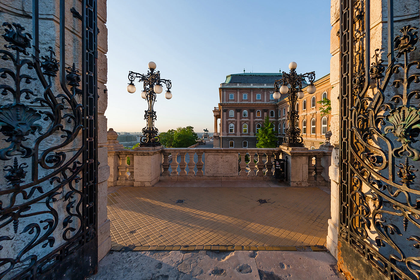 Buda Castle from the Habsburg Gate #16