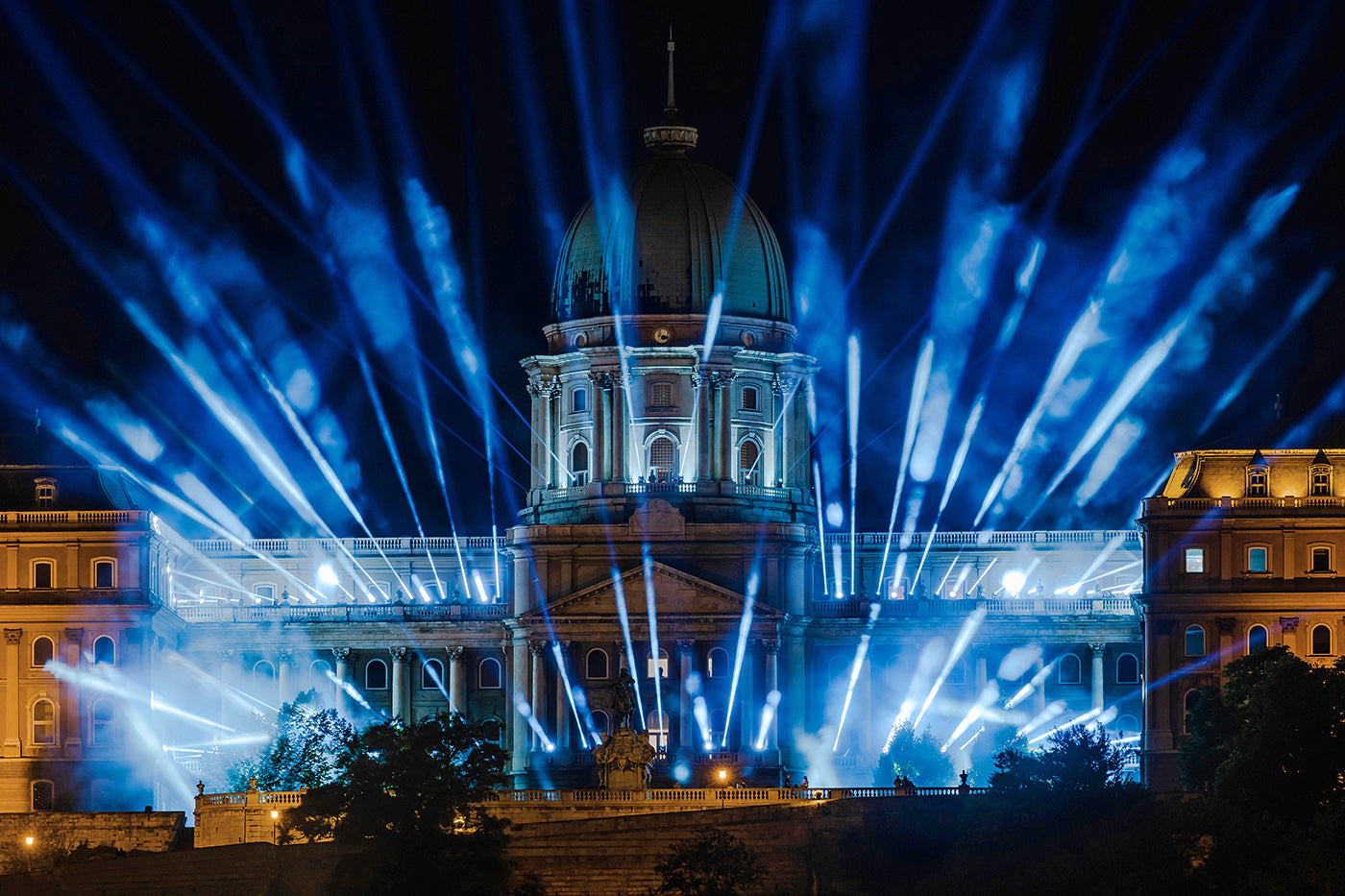 Light painting in Buda Castle #24