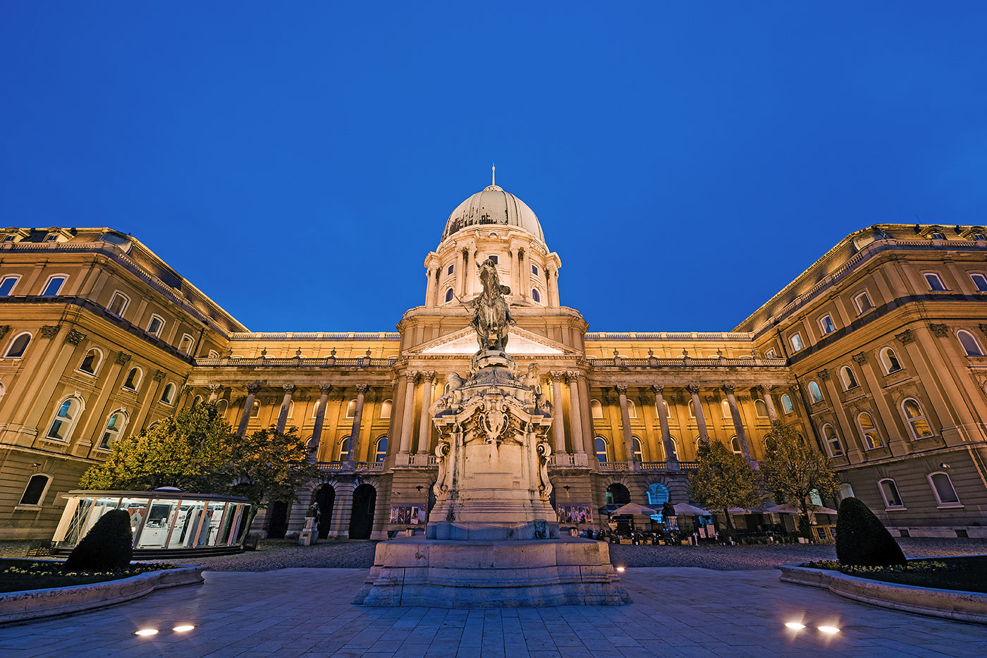 Buda Castle building at blue hour #39