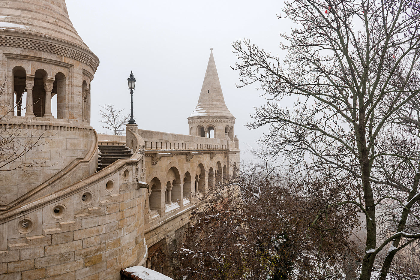 Foggy Fisherman's Bastion in winter #76