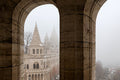 Foggy Fisherman's Bastion in winter #128