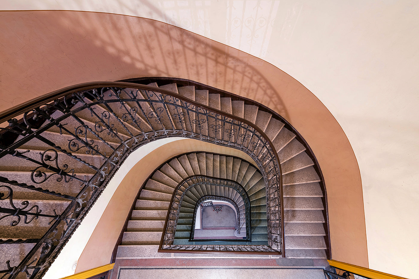 Spiral staircase at Kiss József u. 2 #157