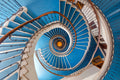Spiral staircase under Pozsonyi út 38-40. #164