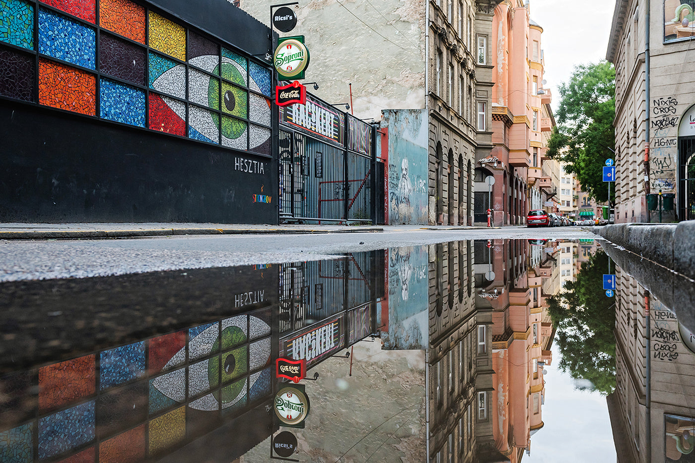 Puddle on Dob Street #214
