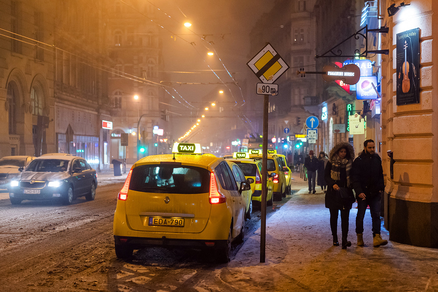 Király Street in winter #230