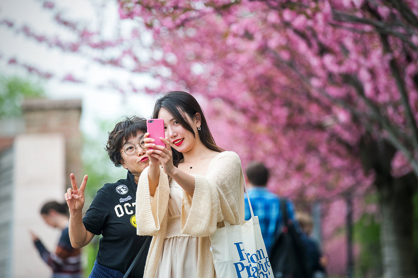 Tourists taking photos on the Tóth Árpád Promenade #305
