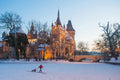 Sledding at Vajdahunyad Castle #360