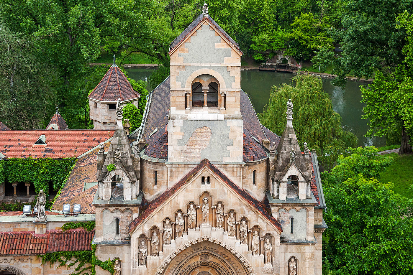 Jáki Chapel from above #376