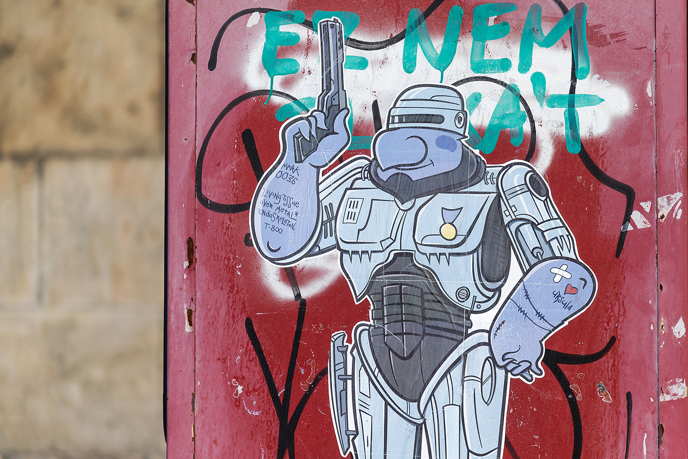 Street art on Fehérvári Road #428