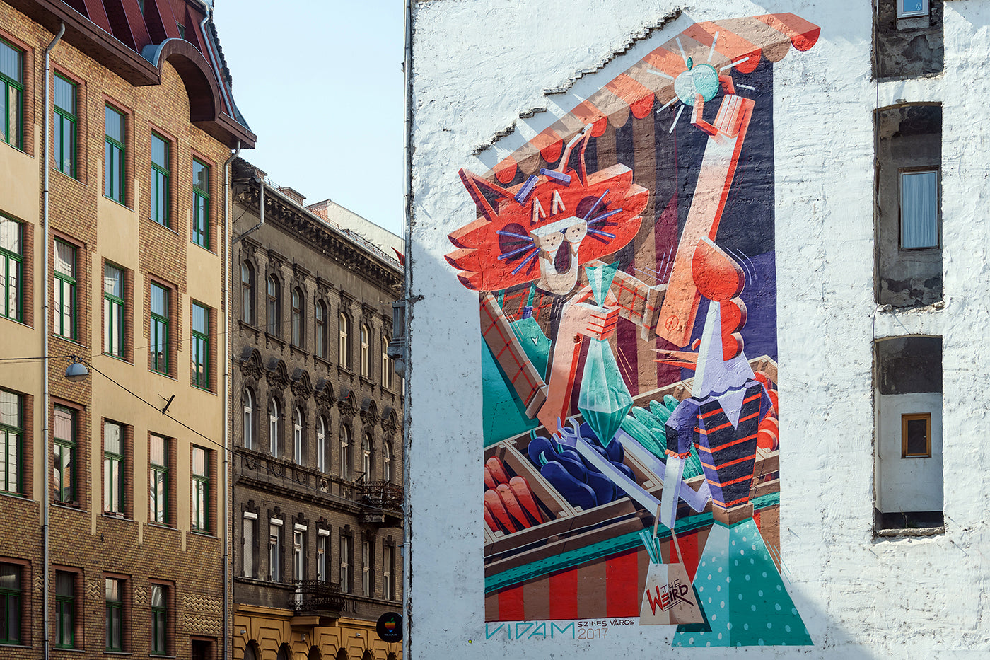 Mural on Kertész Street #445
