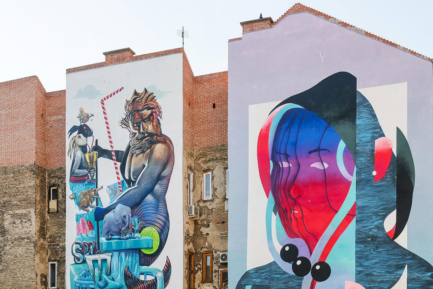 Falfestmény a Nagydiófa utcában #454