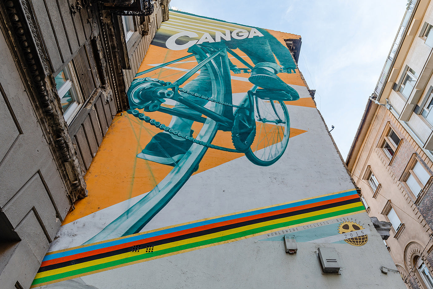 Mural on Akácfa Street #484