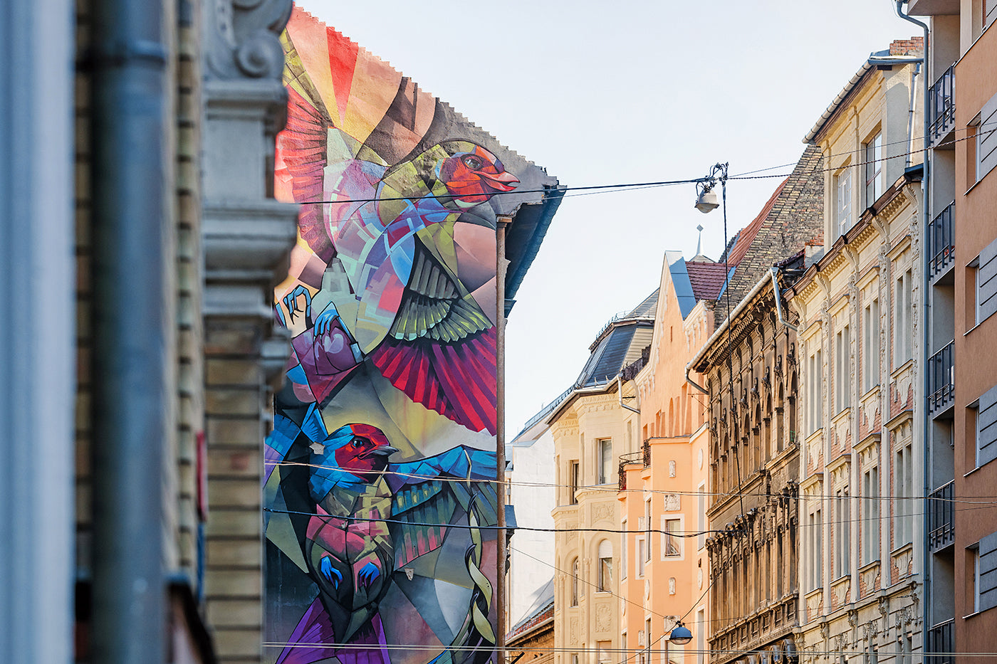 Mural on Akácfa Street #493