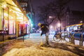 Snowfall on Erzsébet Boulevard #533
