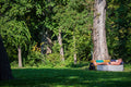 Sunbathing on Margaret Island #574