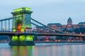 Chain Bridge and Buda Castle at night #579