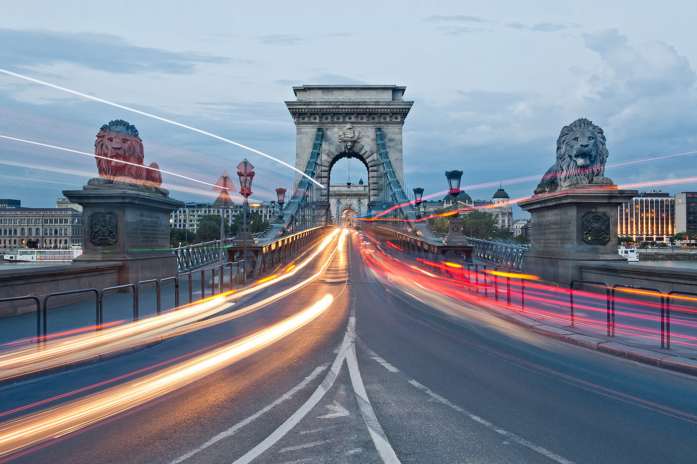 Chain Bridge at dusk #584