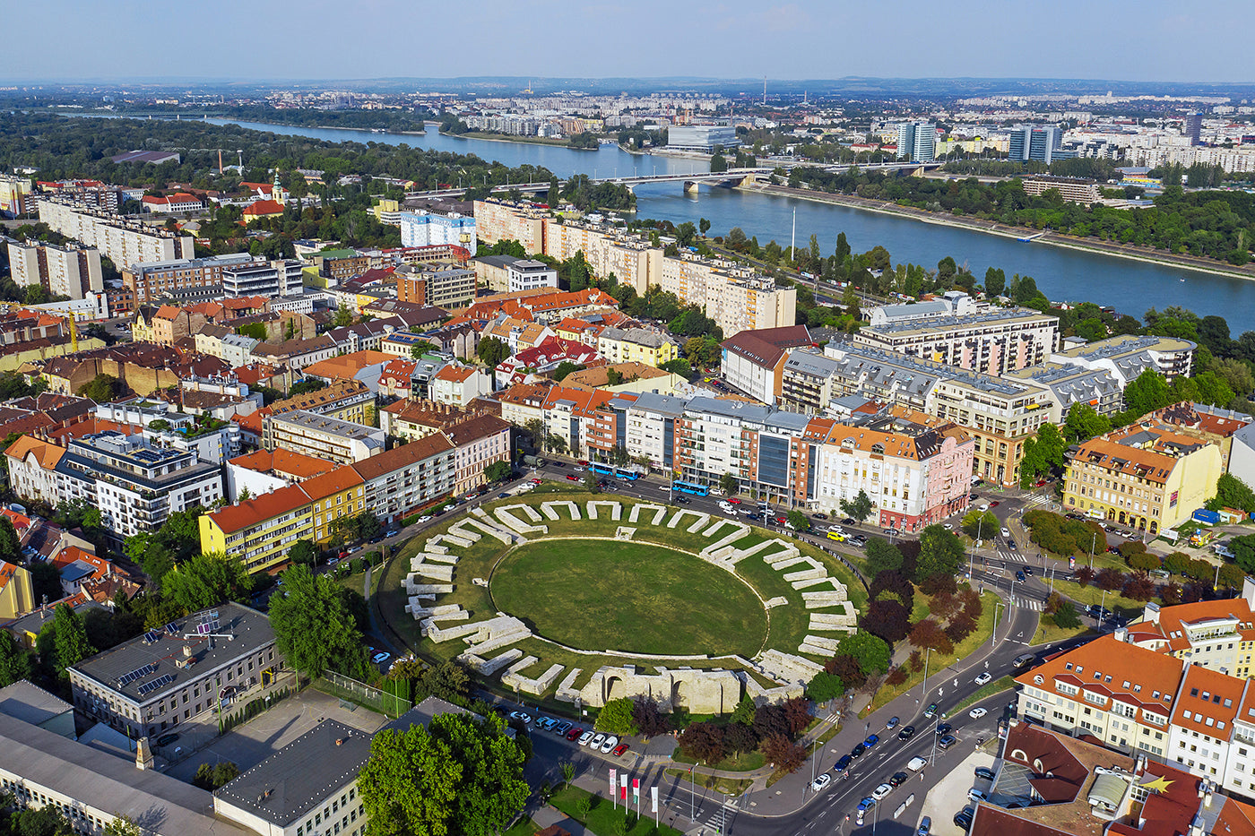Óbudai amfiteátrum drónnal #618