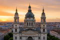 Basilica at sunrise with drone #626