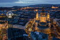 Basilica and Budapest with drone #641