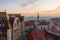 Vienna Gate Square at sunrise with drone #665