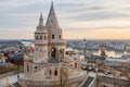 Fisherman's Bastion at Sunrise with Drone #678