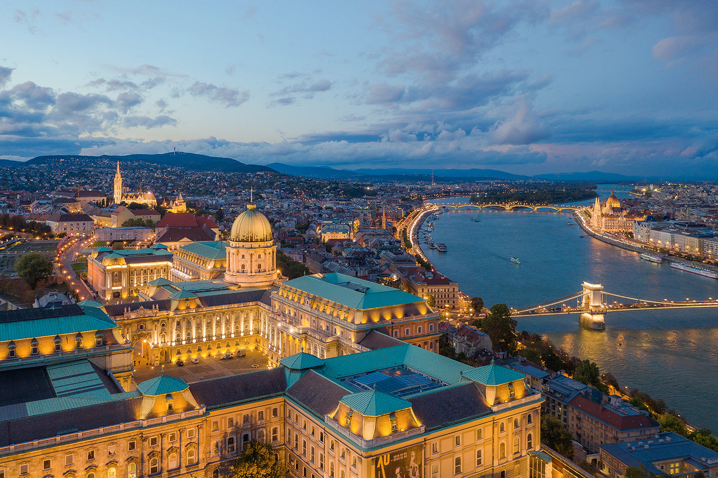 Budai Vár este drónnal #680