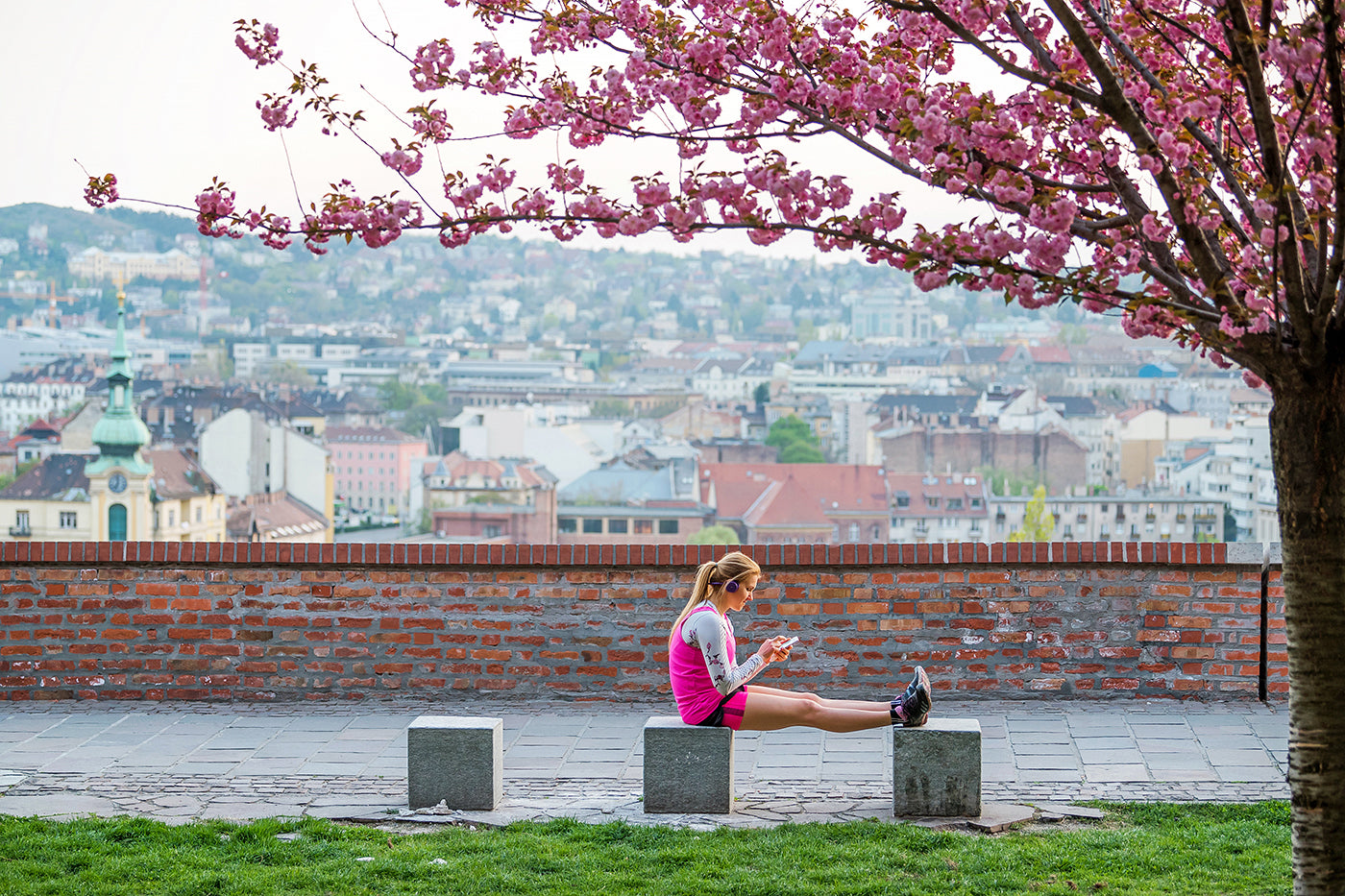 After a run on the Tóth Árpád promenade in spring #746