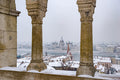 Snowy Parliament from Fisherman's Bastion #792