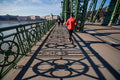 Morning run on Liberty Bridge #1145