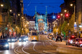 Liberty Bridge from Vámház Boulevard at night #1155