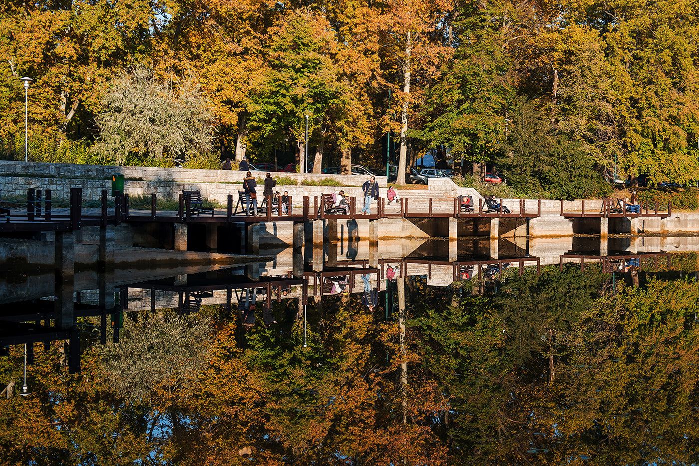 City Park Lake in Autumn #1225