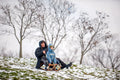 Sledding in the City Park #1228