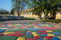 Colorful sidewalk in the City Park #1246
