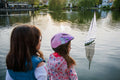 Sailboat on the City Park Lake #1254