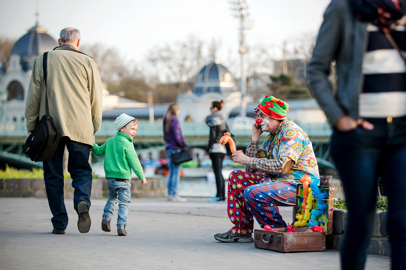 Clown in the City Park #1285