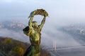 Statue of Liberty in fog #1298
