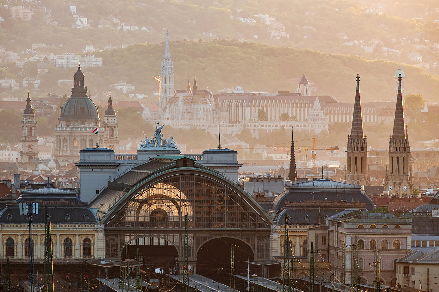 Budapest – Látkép a Stadionok felől | Fine Art giclée fotónyomat és falikép