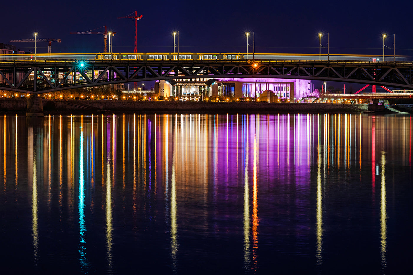 Budapest – Esti fények a Dunán | Fine Art giclée fotónyomat és falikép