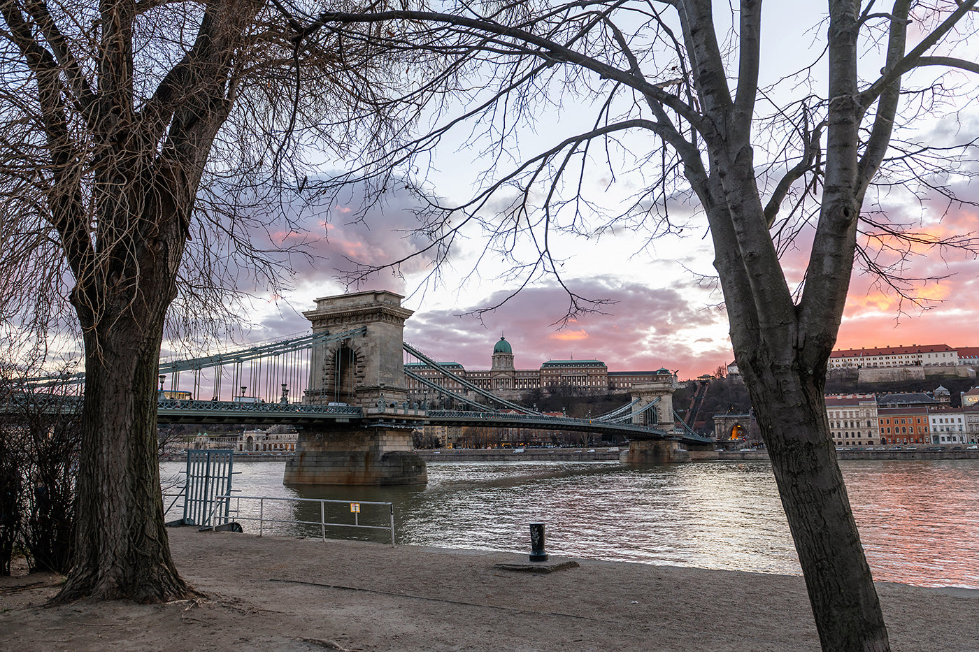 Winter panorama from the Pest side #1366