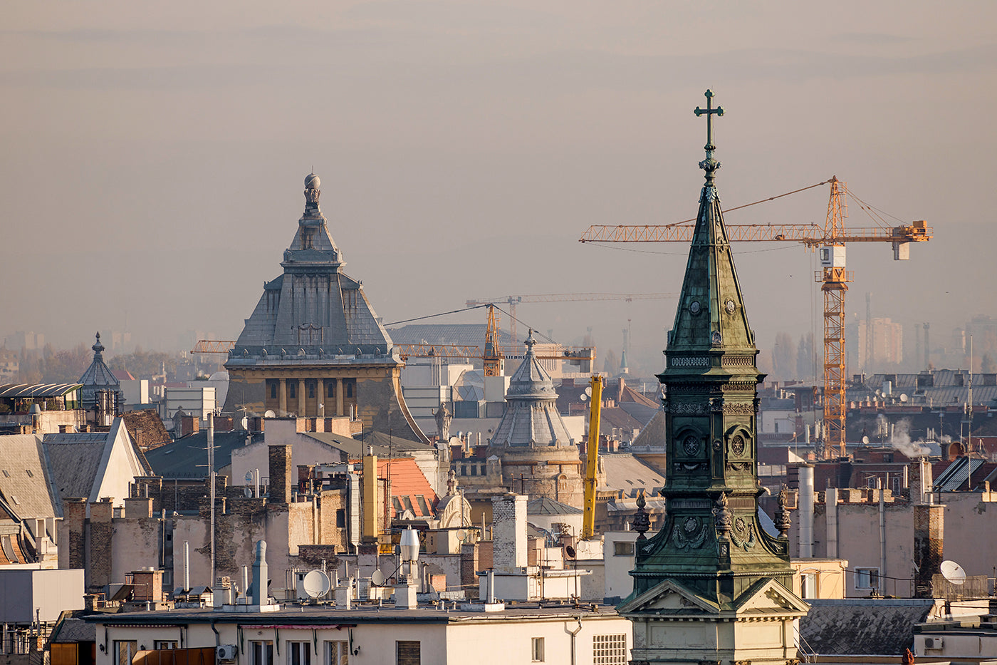 Budapesti látkép a Gellért-hegyről #1395