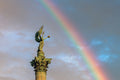 Budapest – Szivárvány a Hősök terén | Fine Art giclée fotónyomat és falikép