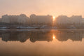 Pest quay in the morning mist #1602