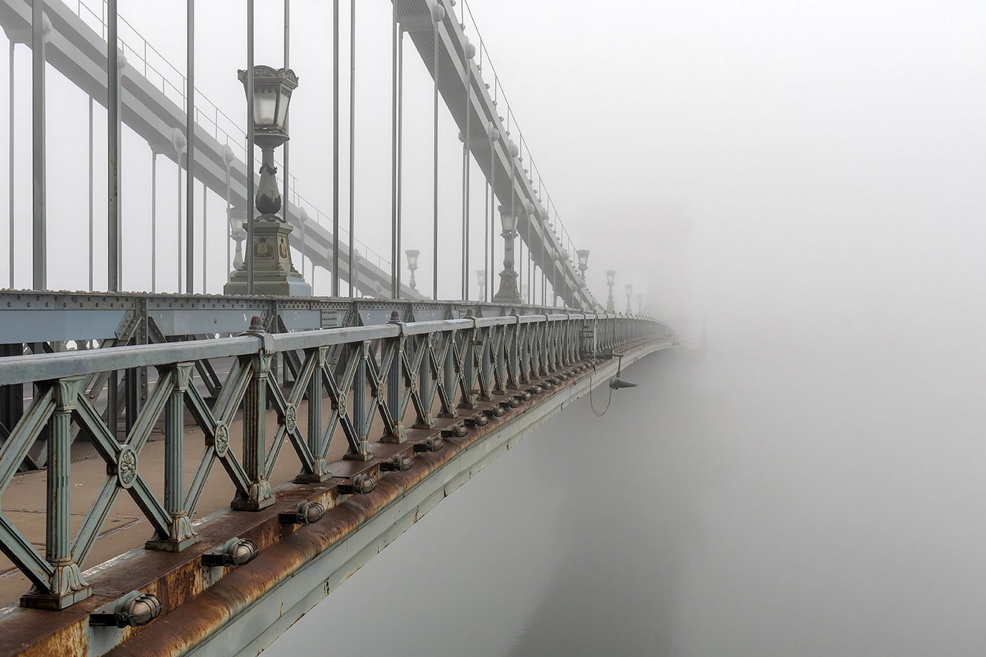Chain Bridge in the fog #1617