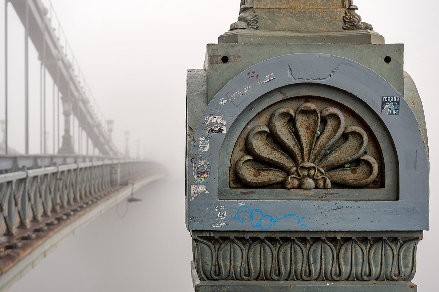Chain Bridge in the fog #1618