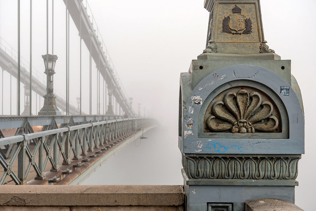 Chain Bridge in the fog #1619