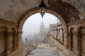 Foggy Fisherman's Bastion in winter #1634