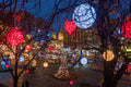 Városháza Park karácsonyi fényekben #1672