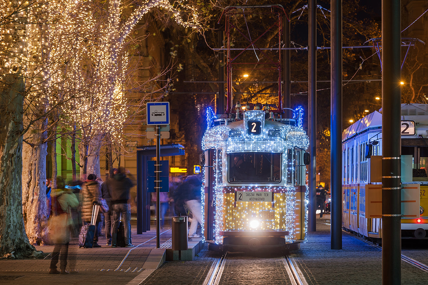 Christmas tram on Kossuth Square #1775