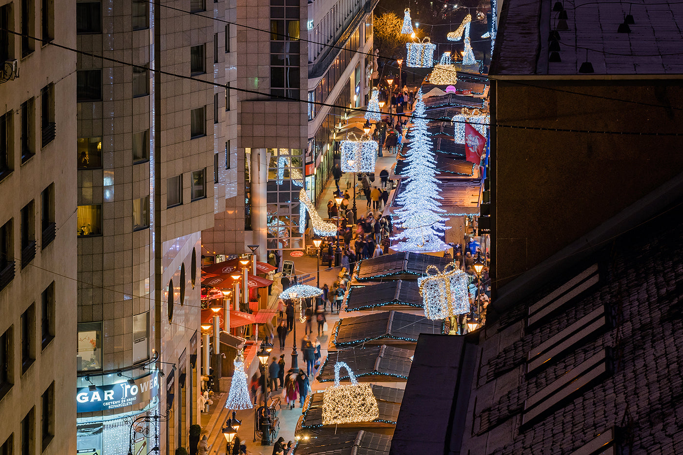 Fashion Street felülről karácsonykor #1787